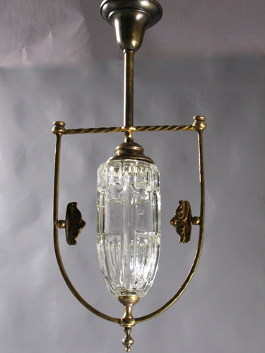 Pressed Glass Outdoor Lantern